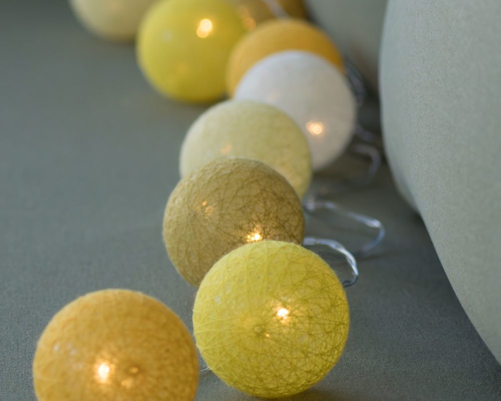 LED Lichterkette gelb web