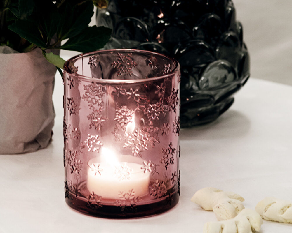 S Winter Oasis Windlicht rosa So Me