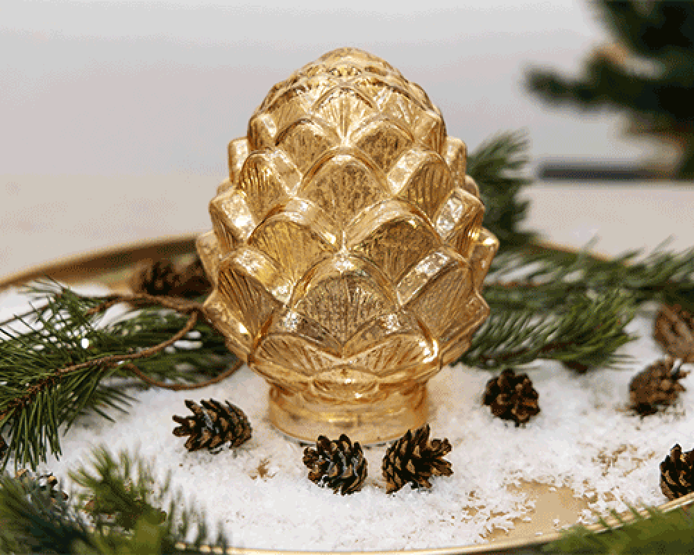 Balthasar s LED dekozapfen pine gold 800097 amber hill 02