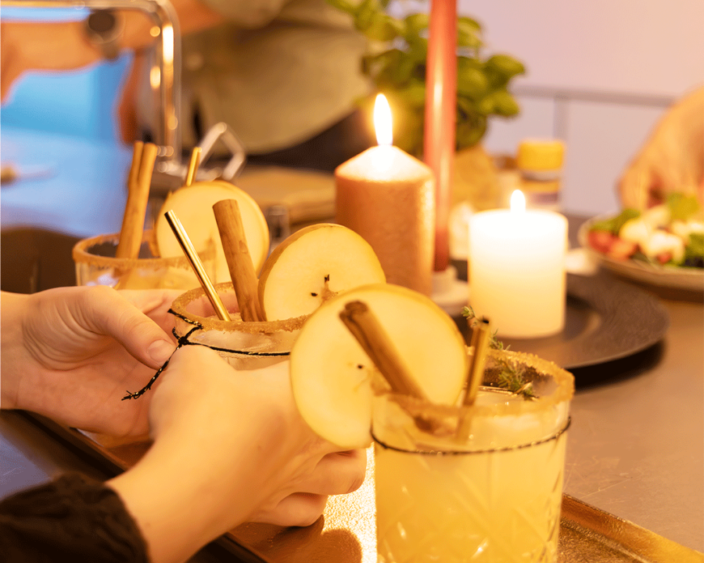 Weihnachtsfest apero drinks zubereiten 05