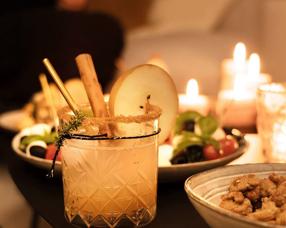 Weihnachtsfest drink lillet birne