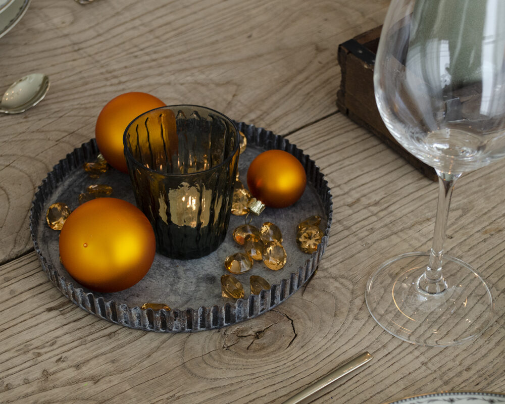 Weihnachtstisch deko windlicht