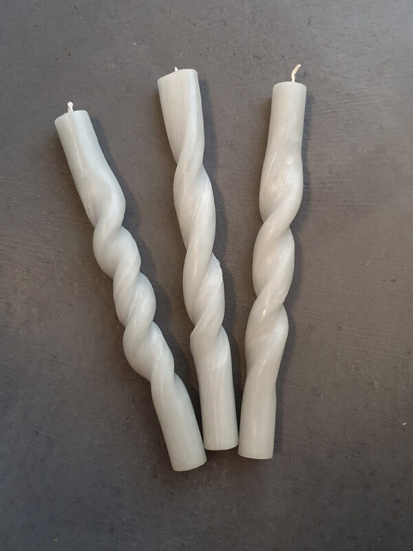 DIY Stabkerze gedreht drei