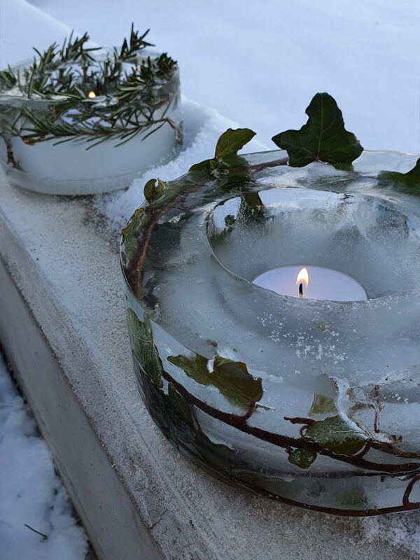 Eislaternen anzuenden