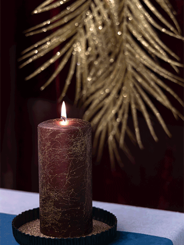 Balthasar s zylinderkerze forar 087027 ean winter castle 2025 03