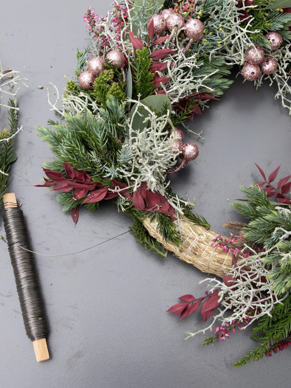 Banner anleitung adventskranz binden