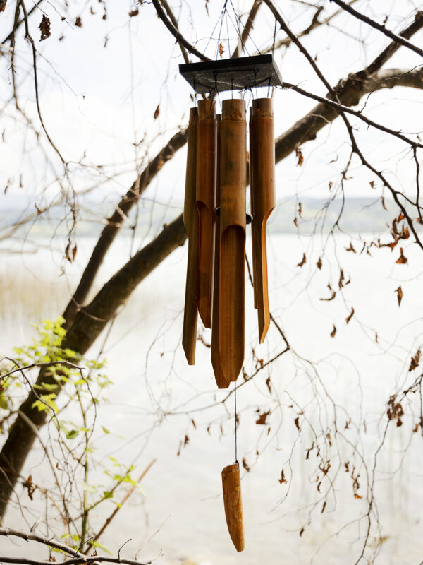 Sommerabend am see Windspiel Bambus 4625 web