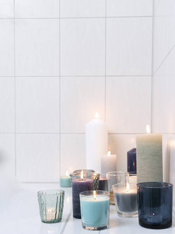 Wellness im bad deko s kerzensortiment 06