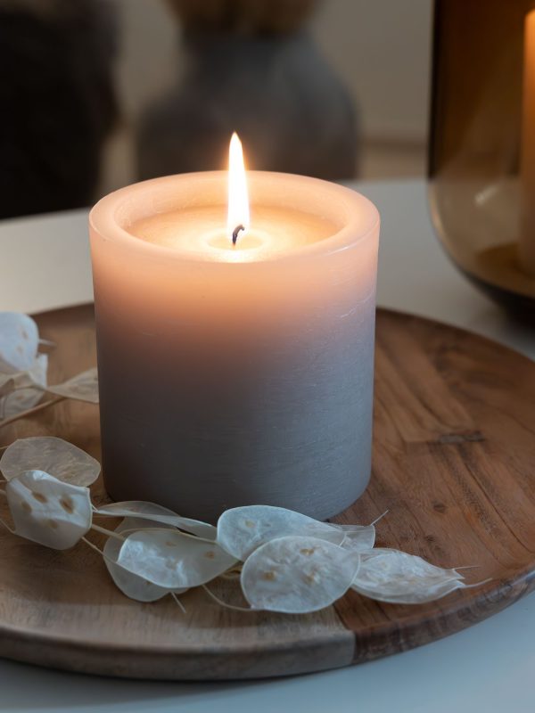 Windlicht rustico holzteller s 251100 winter