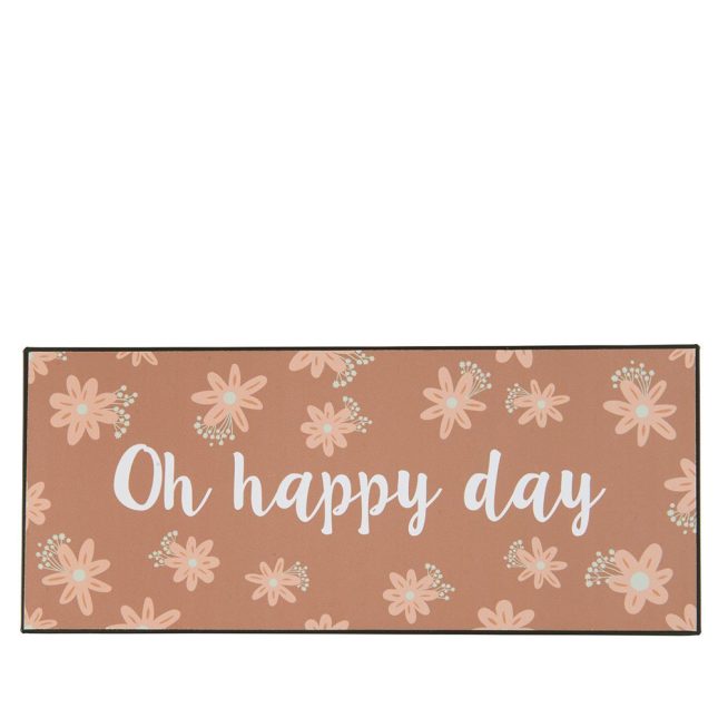 Metallschild oh happy day 2610