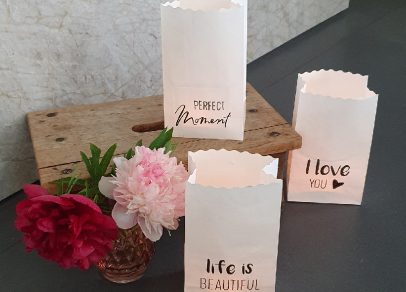 S lichttueten verzieren