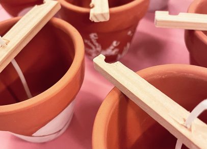 Dochte mit Holzhalterung Citronella 05