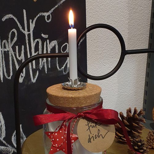 Adventskalender kerzen diy quer