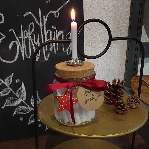 Adventskalender kerzen diy