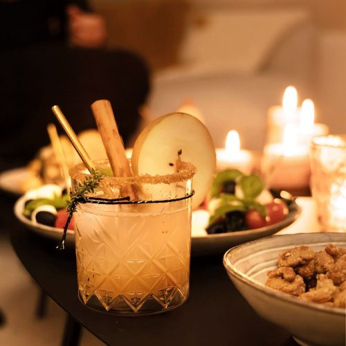 Weihnachtsfest drink lillet birne