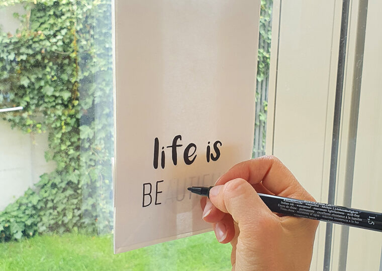 Lichttueten beschriften 16