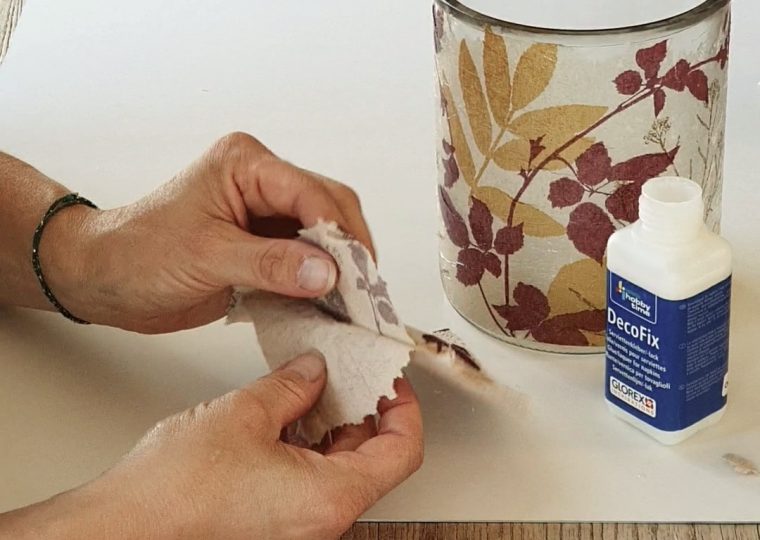 Serviettenlagen trennen diy