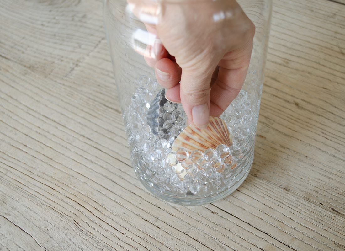 Aqualinos diy14 muschelmix platzieren