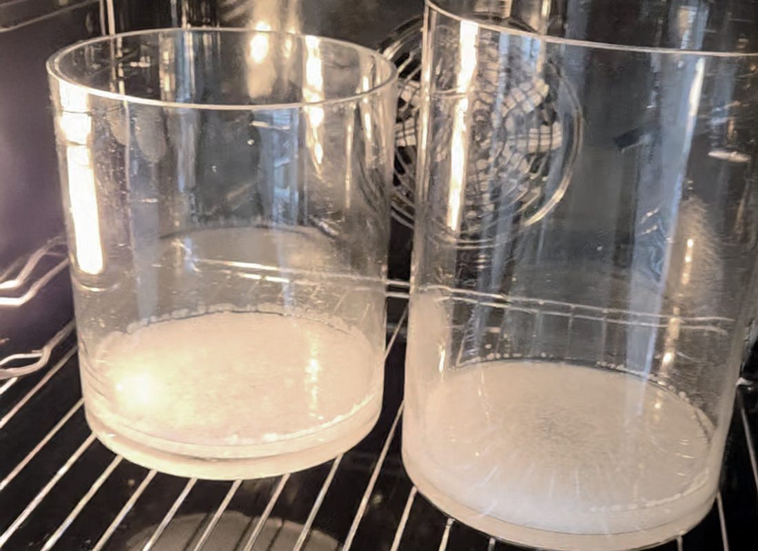 Backofen salzglaeser