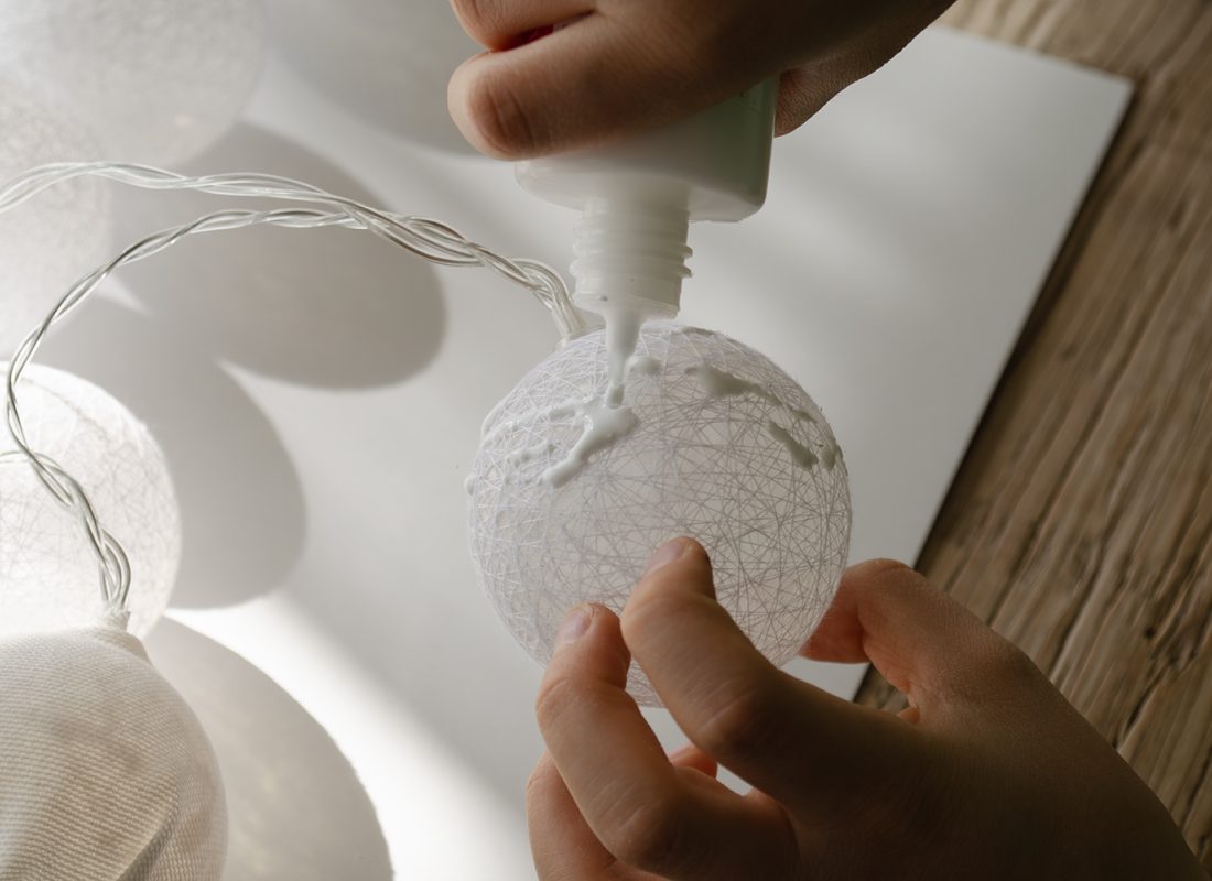 Halloween gespenster lichterkette diy 45 weissleim
